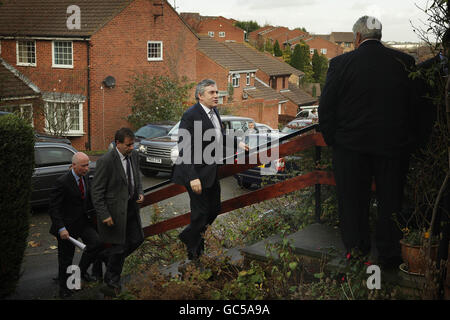 Gordon Brown in Chatham Stockfoto