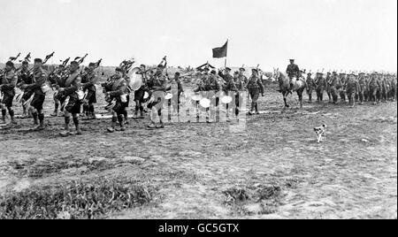 World War One - kanadisches REGIMENT: 1914-1918 Krieg Stockfoto