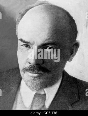 Politik - russische bolschewistischen Führer Vladimir Lenin Stockfoto