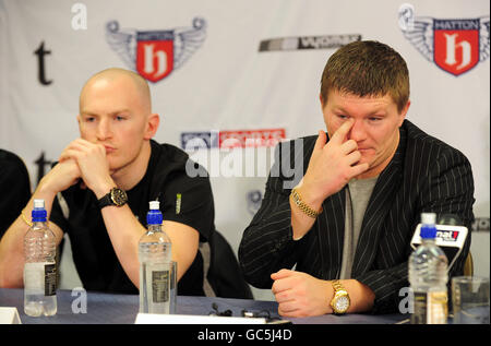 Boxen - Matthew Hatton Pressekonferenz - Fenton Manor Sportkomplex Stockfoto