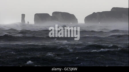 Stürme getroffen UK Stockfoto