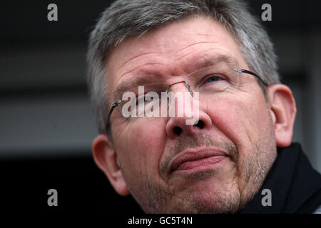 Rennsport - Powered by Mercedes-Benz Live ' 09 - Brooklands Stockfoto