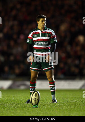 Rugby Union - freundlich - Leicester Tigers / Südafrika - Welford Road. Ben Youngs von Leicester Tigers während des Tourmatches in der Welford Road, Leicester. Stockfoto