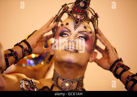 der Karneval in der Stadt Las Palmas auf der Insel Gran Canaria auf den Kanarischen Insel von Spanien im Atlantischen Ozean. Stockfoto