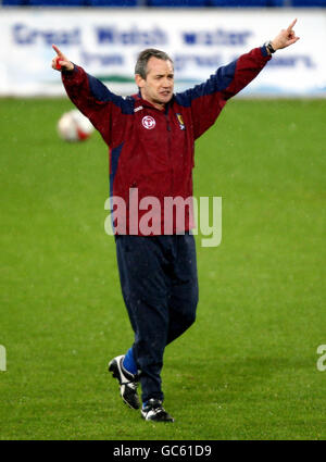 Fußball - internationale Freundschaftsspiele - Wales V Schottland - Schottland Training - Cardiff City Stadium Stockfoto