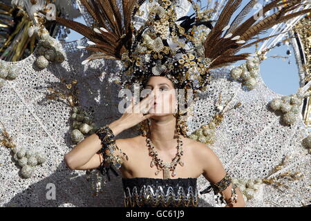 der Karneval in der Stadt Las Palmas auf der Insel Gran Canaria auf den Kanarischen Insel von Spanien im Atlantischen Ozean. Stockfoto