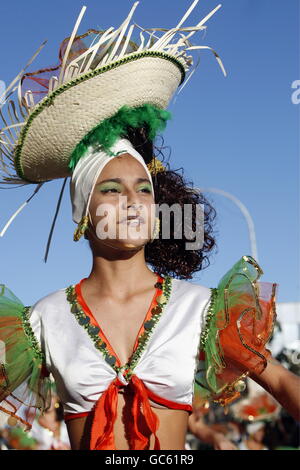 der Karneval in der Stadt Las Palmas auf der Insel Gran Canaria auf den Kanarischen Insel von Spanien im Atlantischen Ozean. Stockfoto