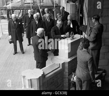 Gebäude und Wahrzeichen - neuen House Of Commons Chamber - London Stockfoto