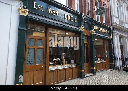 Ede & Ravenscroft, Kleidung schneidern und Gewand Entscheidungsträger für die Anwaltschaft, Chancery Lane, London, England, UK Stockfoto