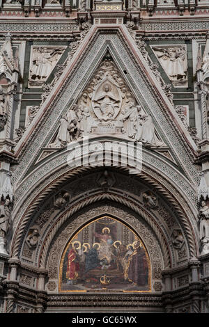 Die Cattedrale di Santa Maria del Fiore - Duomo di Firenze - Florenz-Italien Stockfoto