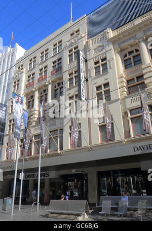 David Jones Kaufhaus Melbourne Australien Stockfoto