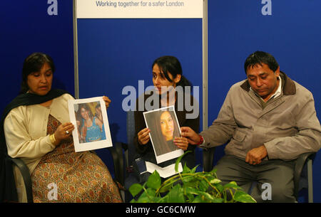 Geeta Aulakhs Familie appellieren für Zeugen Stockfoto