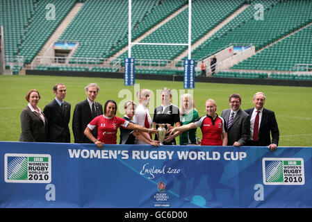 Rugby-Union - 2010 Frauen Rugby Union World Cup Vertreter Pressekonferenz - Twickenham Stockfoto