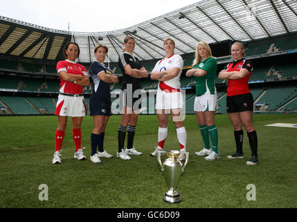 Rugby-Union - 2010 Frauen Rugby Union World Cup Vertreter Pressekonferenz - Twickenham Stockfoto