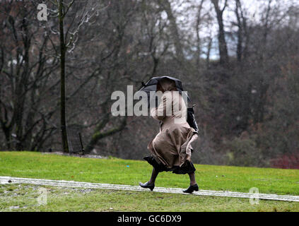 Wetter in Schottland Stockfoto