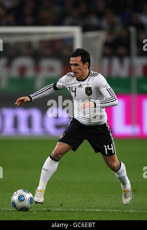 Fußball - International freundlich - Deutschland / Elfenbeinküste - Veltins Arena. Piotr Trochowski, Deutschland Stockfoto