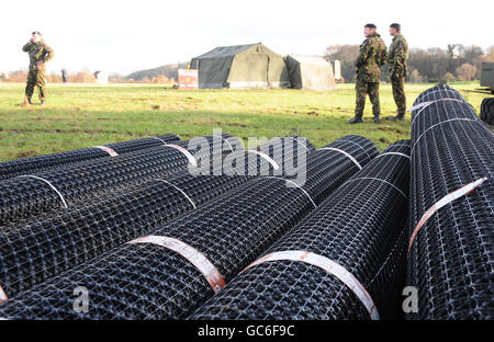 Überschwemmungen in UK Stockfoto