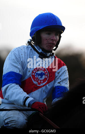 Racing - Weihnachts-Markttag - Uttoxeter Rennbahn Stockfoto