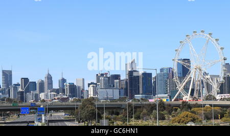 Melbourne Stadtbild Ansicht Australien Stockfoto