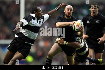 Rugby-Union - Mastercard Trophy 2009 - Barbaren V Neuseeland - Twickenham Stadium Stockfoto