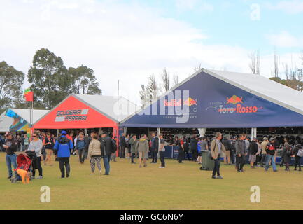 Formel 1 Grand Prix im Albert Park Melbourne Australien besuchen Menschen. Stockfoto