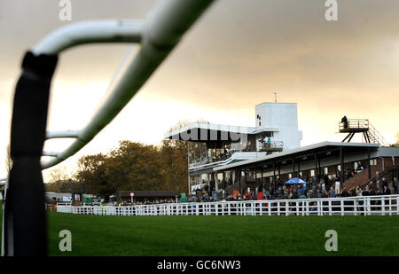 Pferderennen - Armee und afghanische Appeal Raceday - Plumpton Racecourse. Ein Blick auf die Plumpton Racecourse, West Sussex Stockfoto