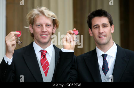 Investitur am Buckingham Palace Stockfoto