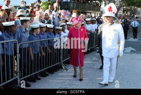 Royalty - Königin Elizabeth II. Besuch in Bermuda Stockfoto