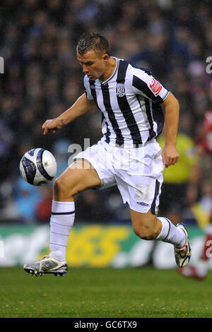 Fußball - Coca-Cola Football League Championship - West Bromwich Albion gegen Bristol City - The Hawthorns. Simon Cox, West Bromwich Albion Stockfoto