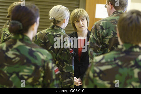 Sanitäter vorbereiten für den Afghanistan-Einsatz Stockfoto