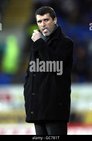 Fußball - Coca-Cola Championship - Cardiff City / Ipswich Town - Cardiff City Stadium. Roy Keane, Stadtmanager von Ipswich, während des Coca-Cola Championship-Spiels im Cardiff City Stadium, Cardiff. Stockfoto