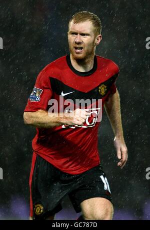 Fußball - Barclays Premier League - Portsmouth gegen Manchester United - Fratton Park. Paul Scholes, Manchester United Stockfoto