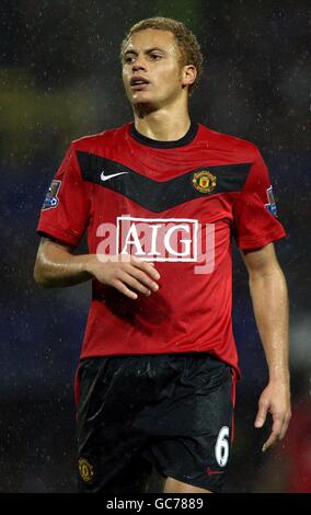 Fußball - Barclays Premier League - Portsmouth gegen Manchester United - Fratton Park. Wes Brown, Manchester United Stockfoto
