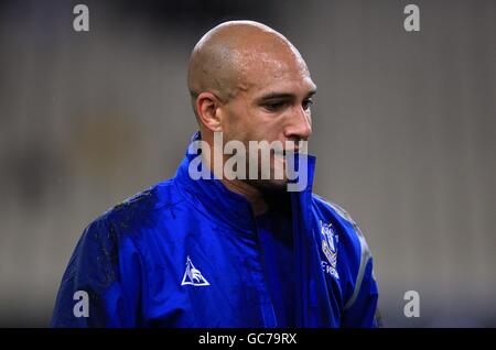 Fußball - UEFA Europa League - Gruppe I - AEK Athens / Everton - Olympiastadion. Tim Howard, Torwart von Everton Stockfoto