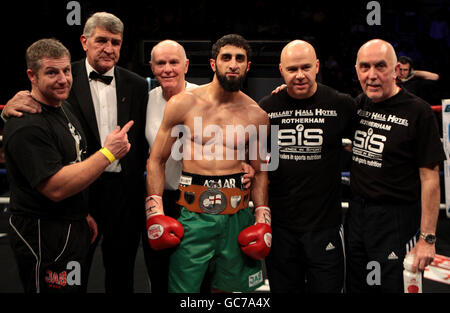 Boxen - Super Six World Boxing Classic - WBC World Super-Mittelgewicht Titelkampf - Carl Froch V Andre Dirrell - Trent FM AR... Stockfoto