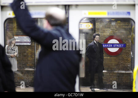 Sherlock Holmes Wachsfigur Stockfoto