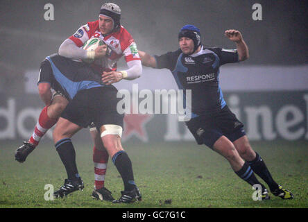 Rugby-Union - Heineken Cup - zwei Pool - Glasgow Warriors V Gloucester Rugby - Firhill Arena Stockfoto