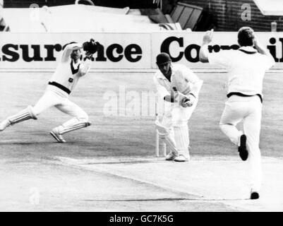 Cricket - Australien in British Isles 1985 (4.-Test) - England V Australien - vierter Tag - Old Trafford, Manchester Stockfoto