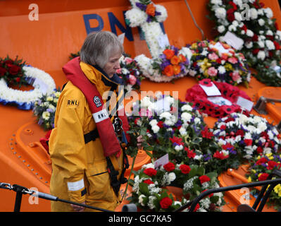 Lifeboatmen nicht vergessen Stockfoto