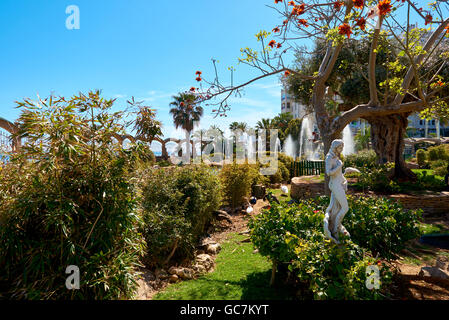 Malerische Marina d ' or Garden in Oropesa del Mar resort Stadt. Spanien Stockfoto