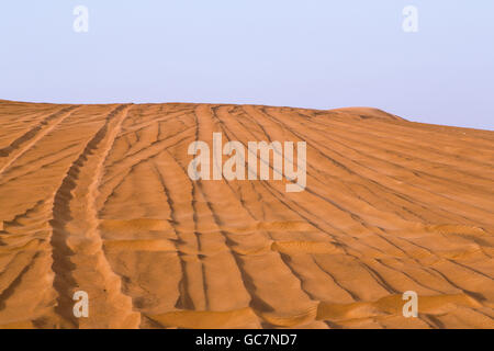 Der rote Sand der rosa Rock Wüste, Sharjah, Dubai, Vereinigte Arabische Emirate Stockfoto