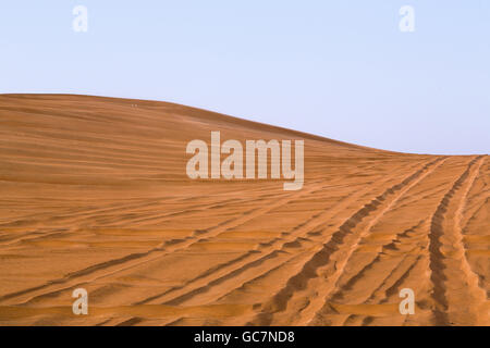 Der rote Sand der rosa Rock Wüste, Sharjah, Dubai, Vereinigte Arabische Emirate Stockfoto