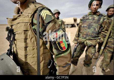 Truppen in Afghanistan Stockfoto