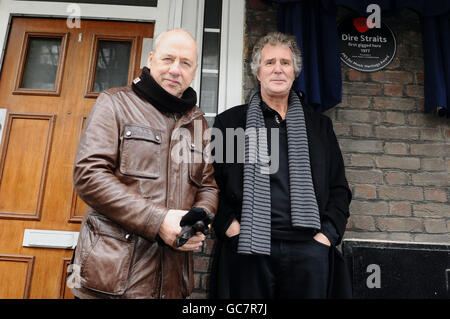 Dire Straits geehrt Stockfoto