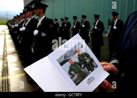 Irish Air Corps Inbetriebnahme Zeremonie Stockfoto