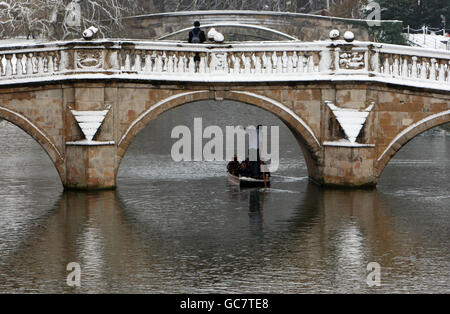 Winterwetter Stockfoto