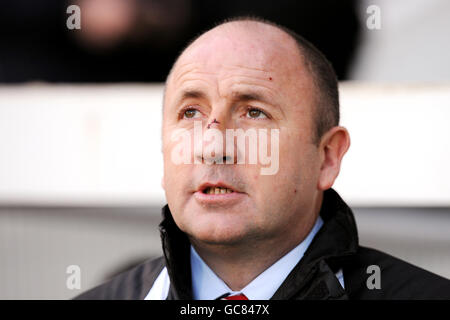 Fußball - Coca-Cola Football League Two - Notts County / Accrington Stanley - Meadow Lane. John Coleman, Manager von Accrington Stanley Stockfoto