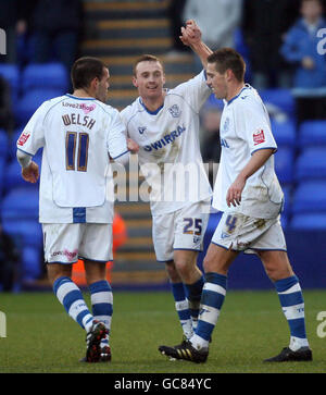 Fußball - Coca-Cola League One - Tranmere Rovers gegen Bristol Rovers - Prenton Park. Craig Curran von Tranmere Rovers feiert das Tor während des Coca-Cola League One Spiels im Prenton Park, Birkenhead. Stockfoto