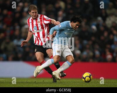 Fußball - Barclays Premier League - Manchester City gegen Sunderland - City of Manchester Stadium Stockfoto