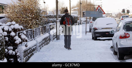 Winterwetter Stockfoto